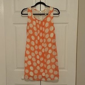 Coral White Polka-Dot Pink Owl Dress